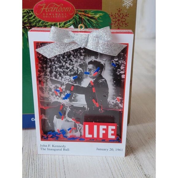 Hallmark celebrate with the Kennedy's Life water globe ornament Xmas - Picture 2 of 8